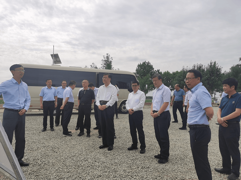 水利部副部长田学斌参观简报